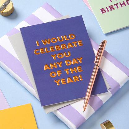 Sip sip hooray! Greeting Card