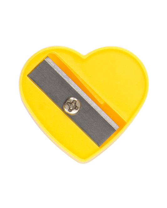 Heart Shaped Yellow Pencil Sharpener