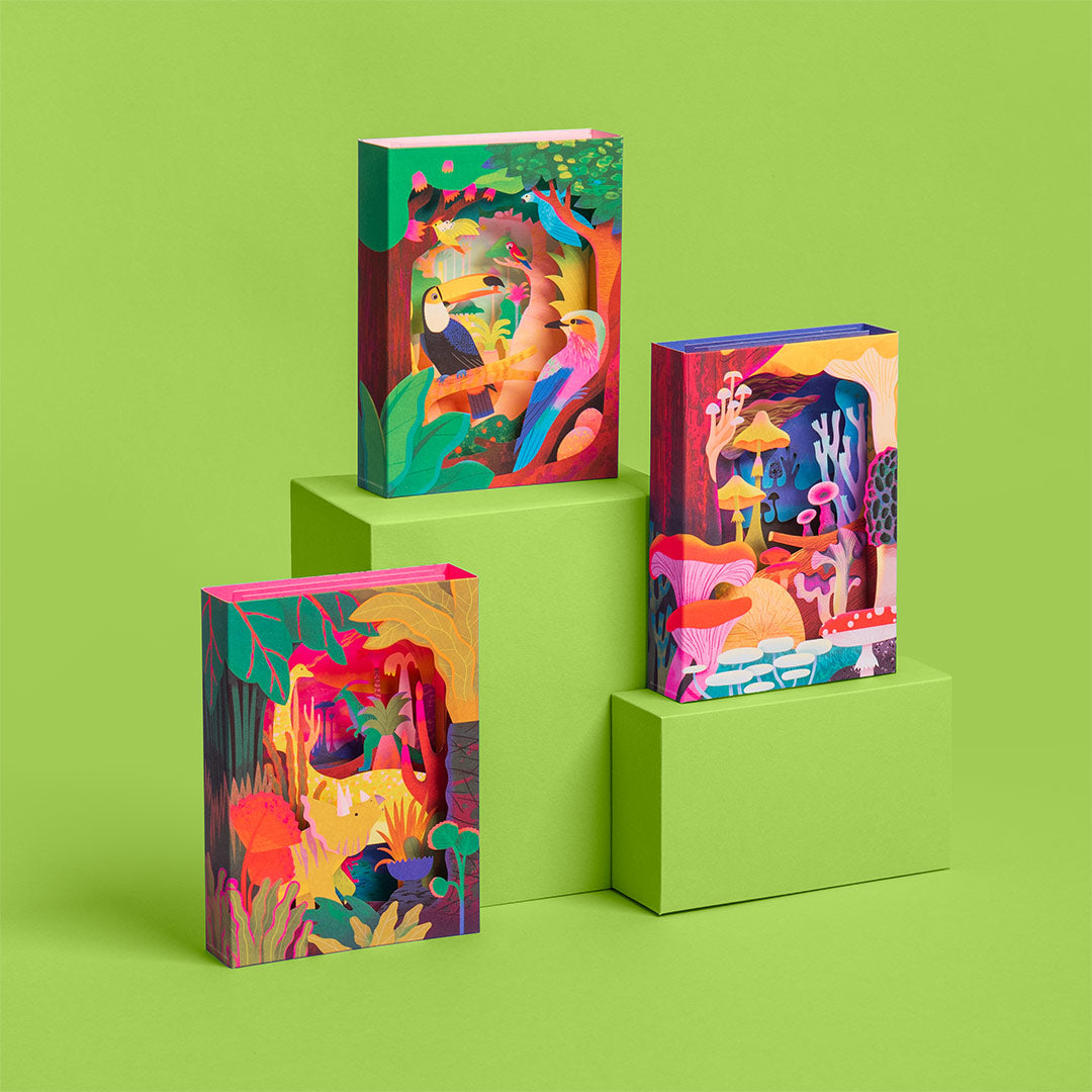 Sumatran Jungle Pop Up Greeting Card