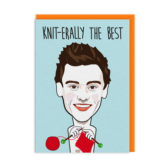 Knit-erally Greeting Card