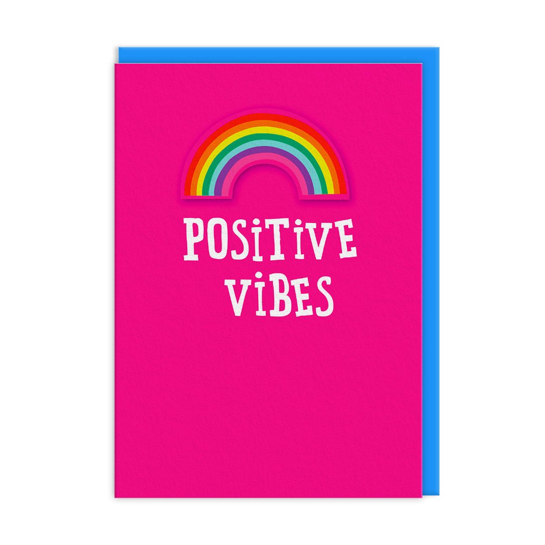 Positive Vibes Greeting Card