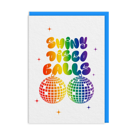Shiny Disco Balls Greeting Card