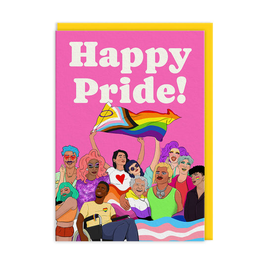 Happy Pride Supporters Greeting Card