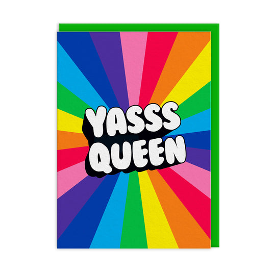Yasss Queen Greeting Card