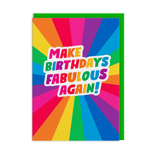 Fabulous Again Greeting Card