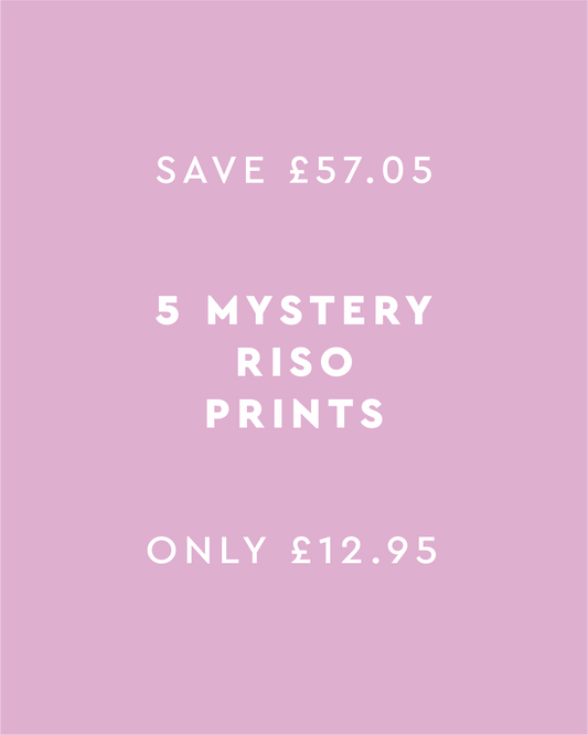 Pack of 5 Mystery Riso Prints