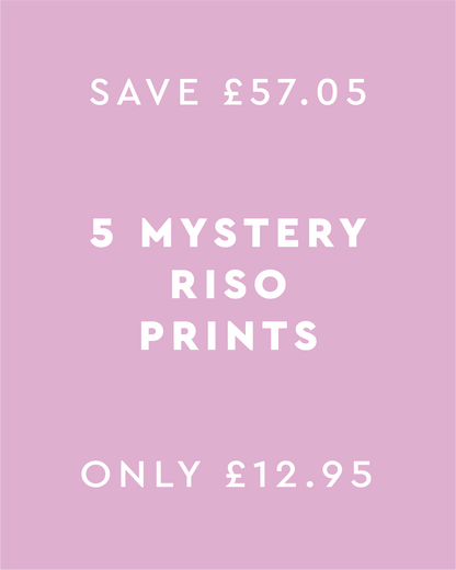 Pack of 5 Mystery Riso Prints