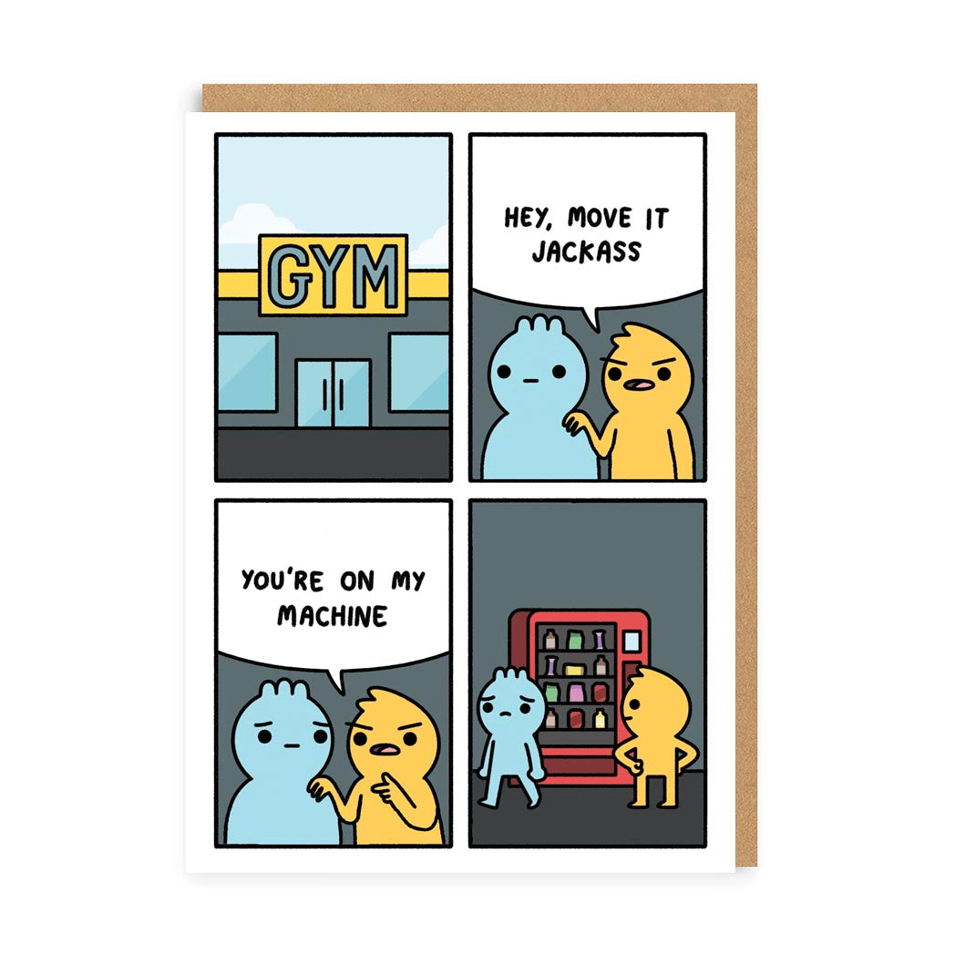 My Machine Greeting Card