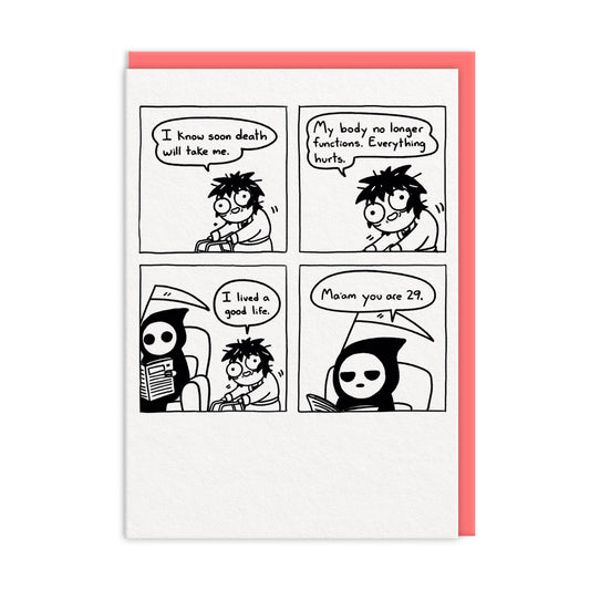 Death WIl Take Me Greeting Card