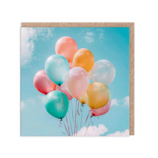 Balloons Birthday Card