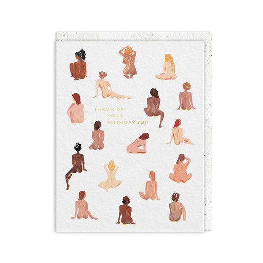 Birthday Suit Greeting Card