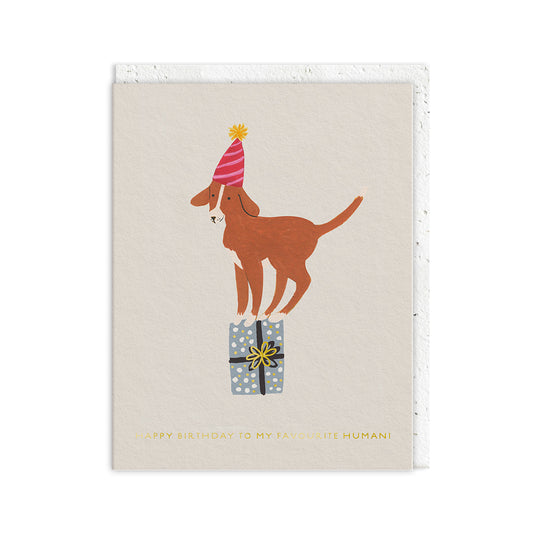 Favourite Human Birthday Card