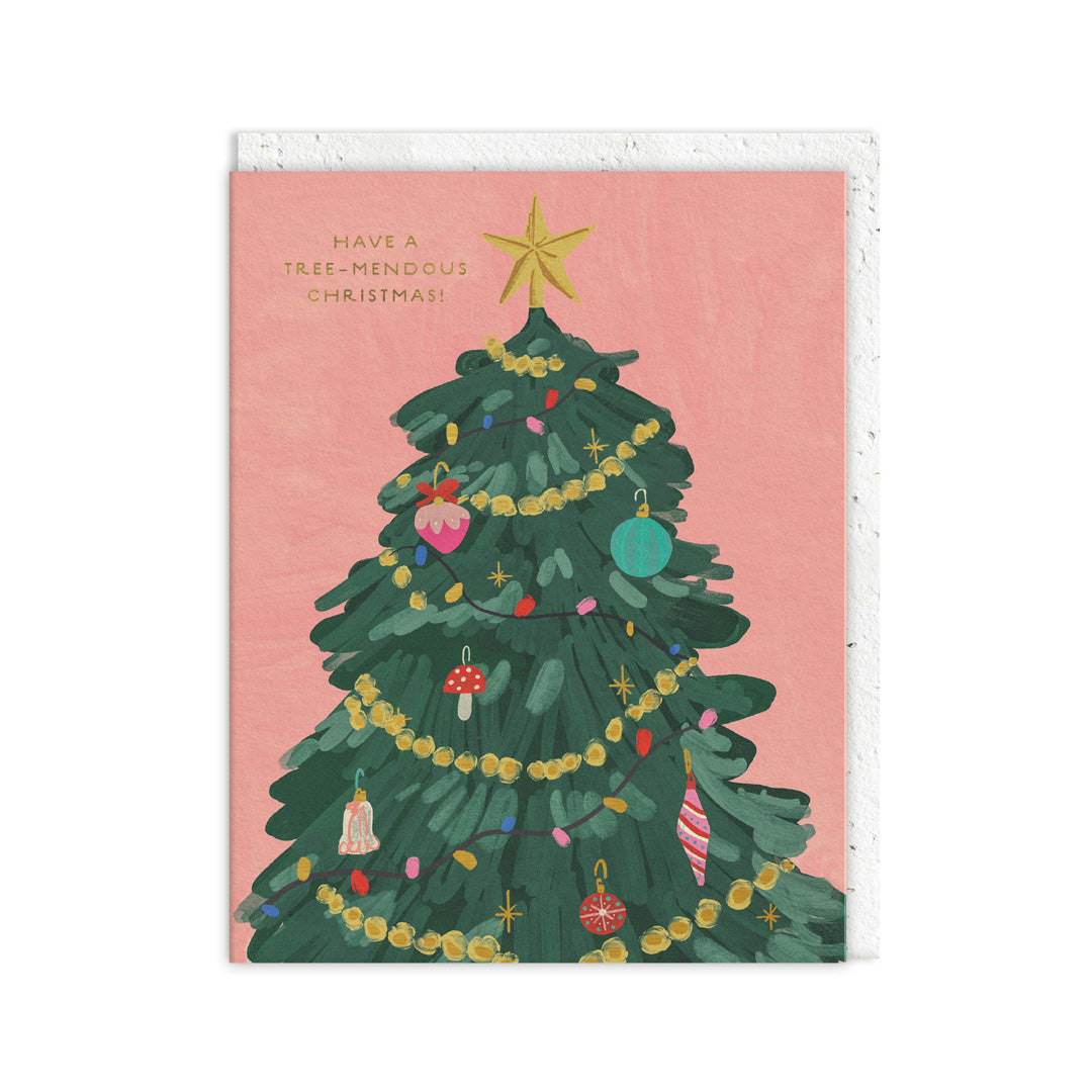 Tree-mendous Christmas Plantable Envelope Greeting Card