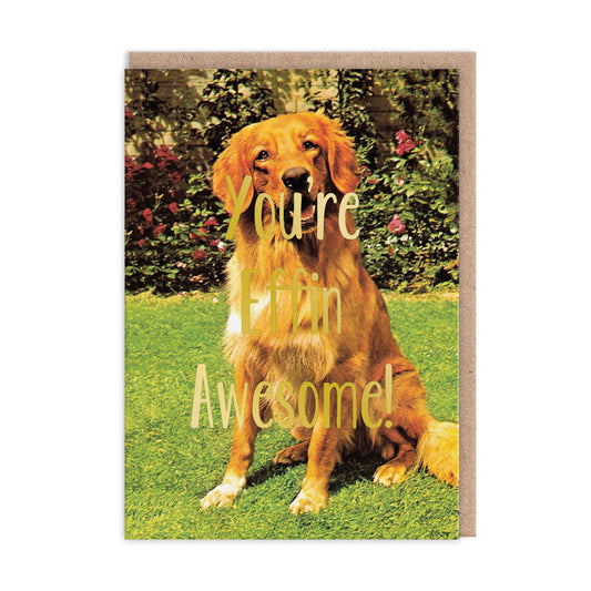 You're Effin Awesome Greeting Card
