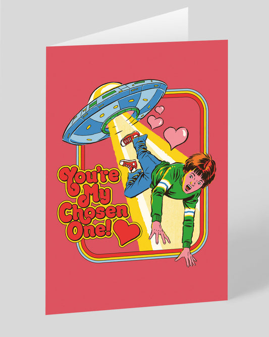 Personalised You're My Chosen One Greeting Card