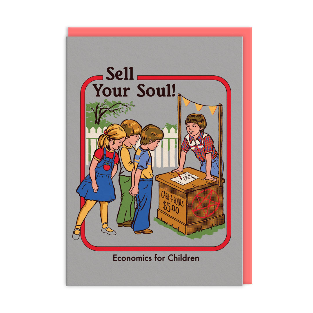 Sell Your Soul Greeting Card