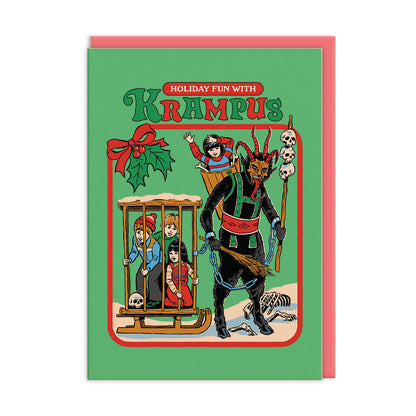 Holiday Fun With Krampus Christmas Card