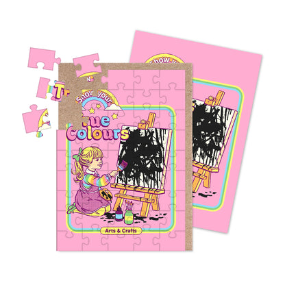True-Colours Jigsaw Greeting Card
