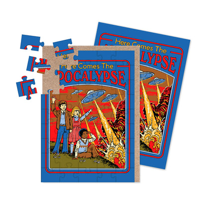 Apocalypse Jigsaw Greeting Card