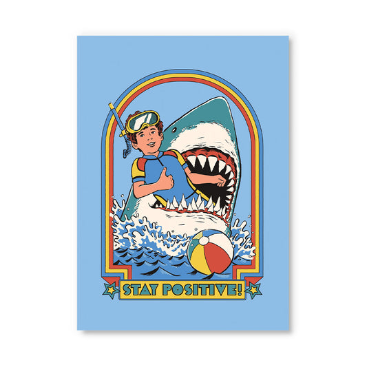 Stay Positive Postcard