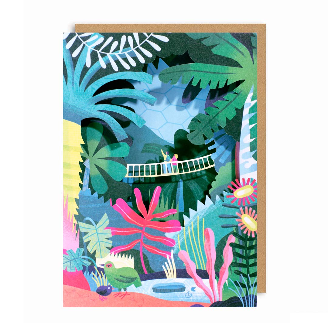 Papergang x Eden Project Stationery Box Walkway Greeting Card 