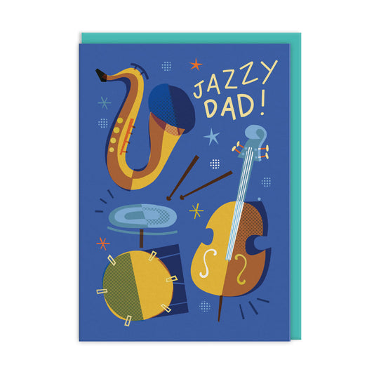 Jazzy Dad Greeting Card