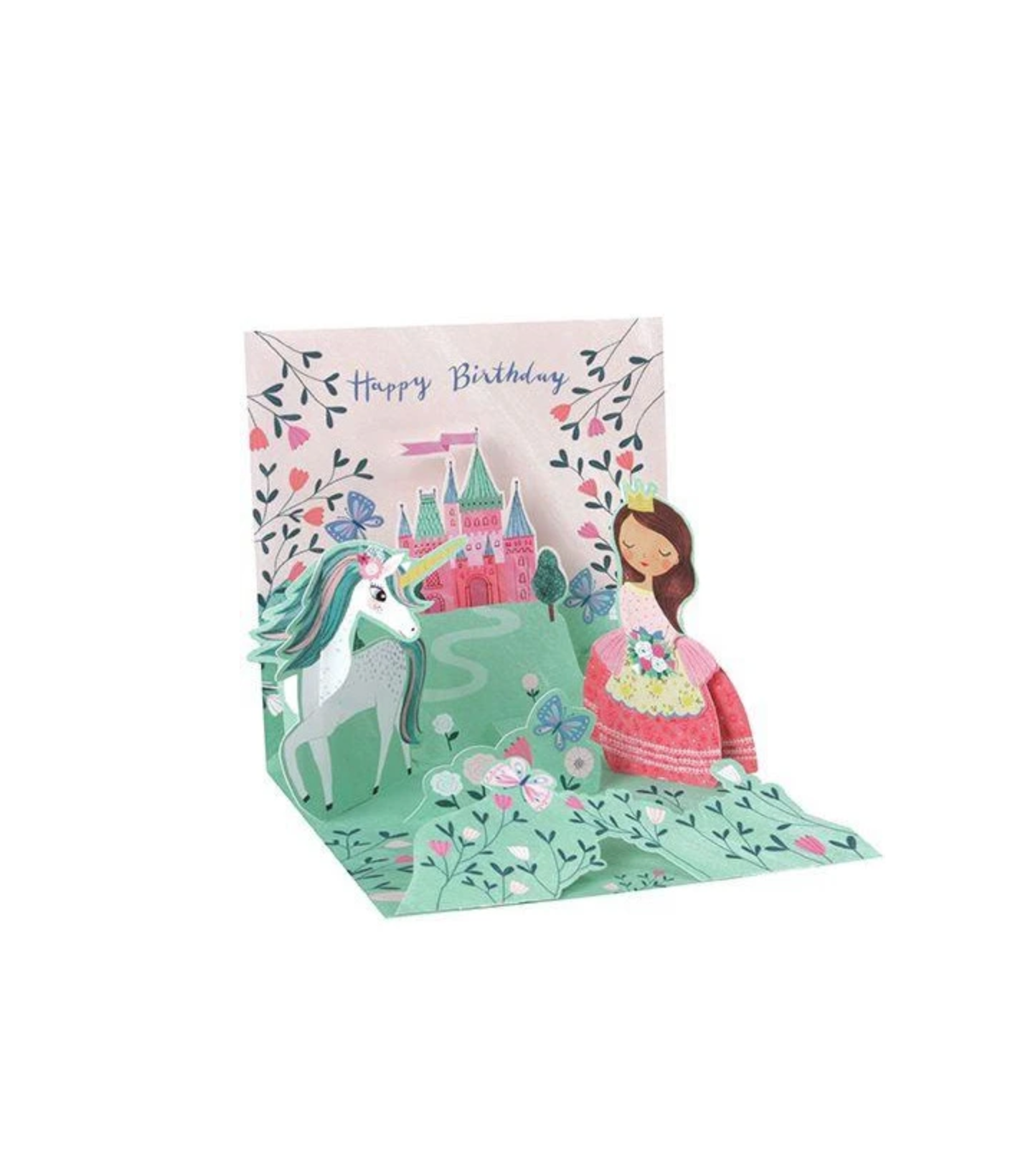 Princess & Unicorn Treasures: Pop-up Greeting Card