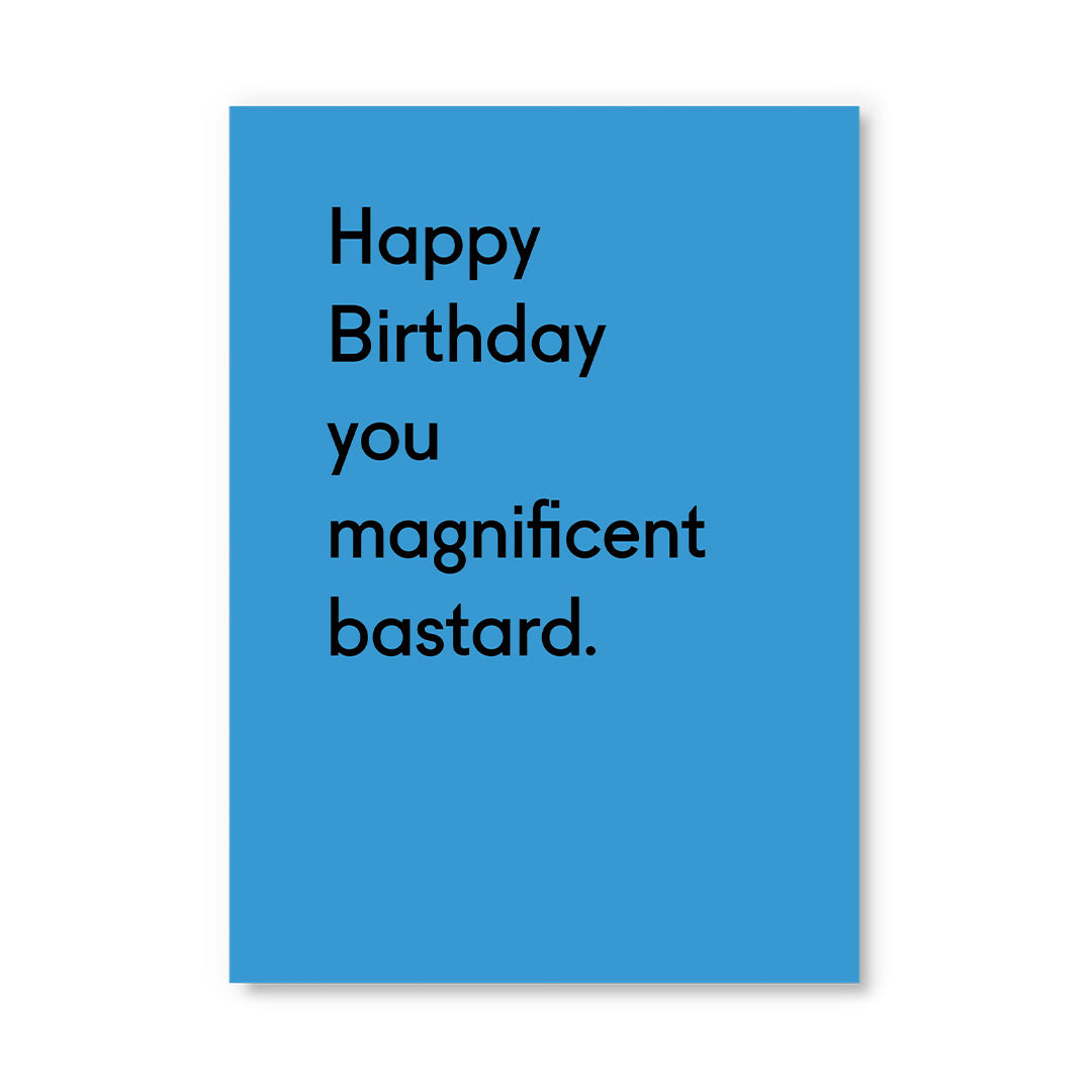 Happy Birthday You Magnificent Postcard