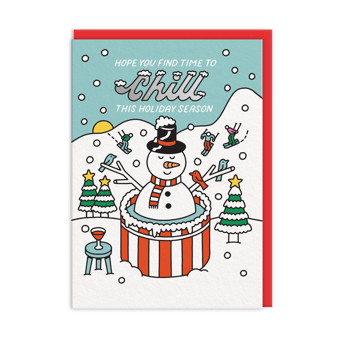 Chill This Holiday Season Greeting Card