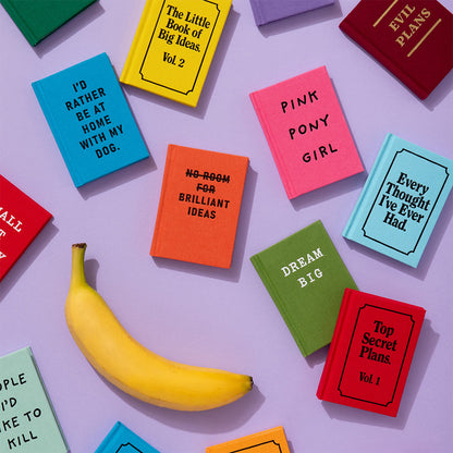 Les Blagues French A7 Fabric Hardback Notebook