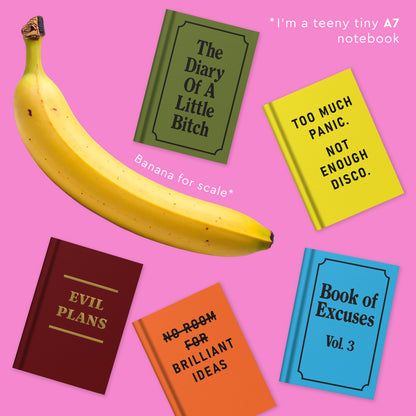 Massive Plans A7 Fabric Hardback Notebook