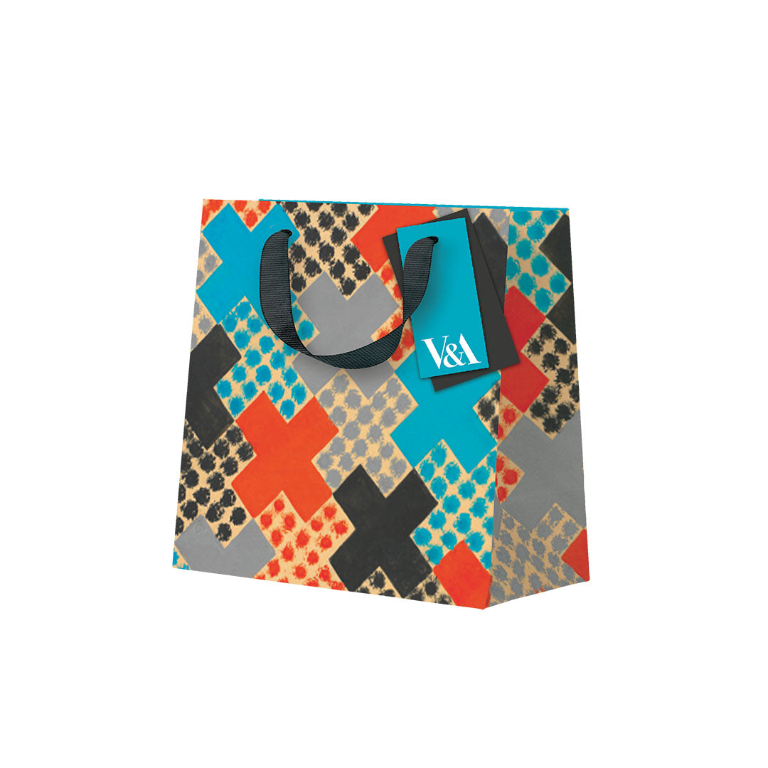 Playful Geometrics Deco Mint Small Gift Bag