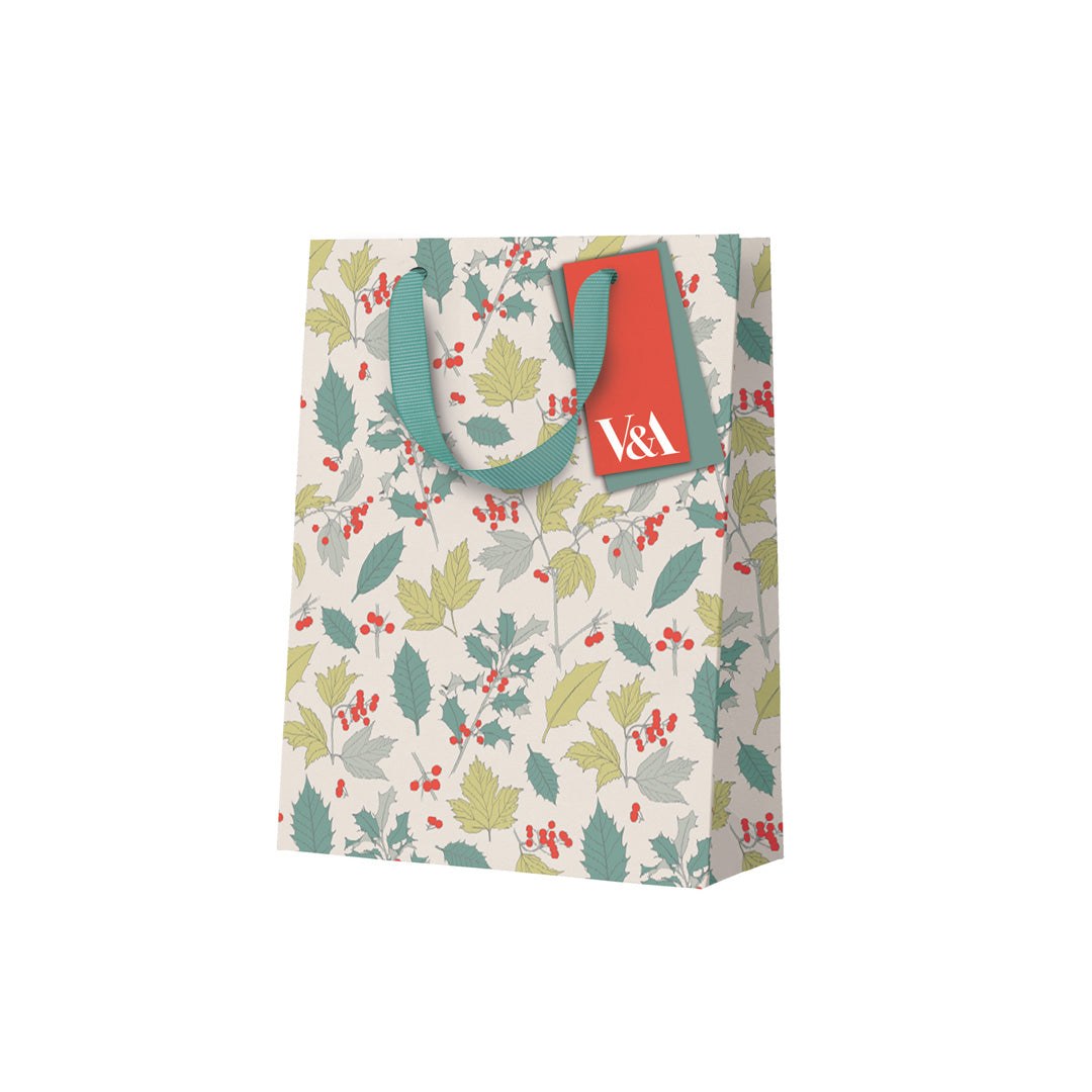 Holly & Berries Small Gift Bag