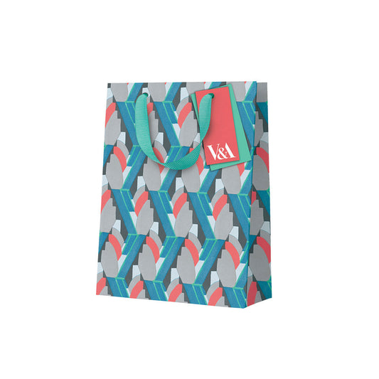 Playful Geometrics Deco Mint Medium Gift Bag