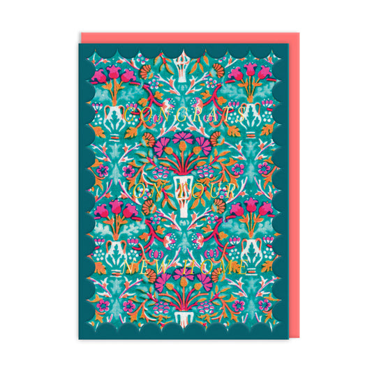 New Home Vase Premium Greeting Card