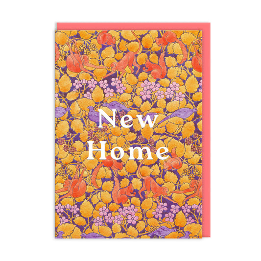 New Home Animal Parade Premium Greeting Card
