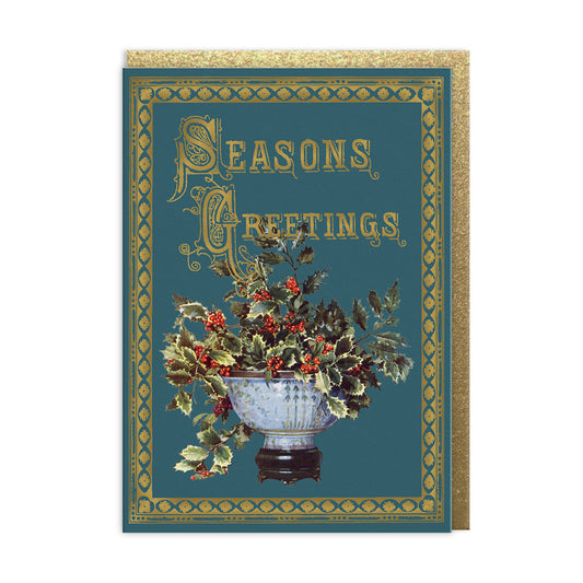 Seasons Greetings Premium Greeting Card