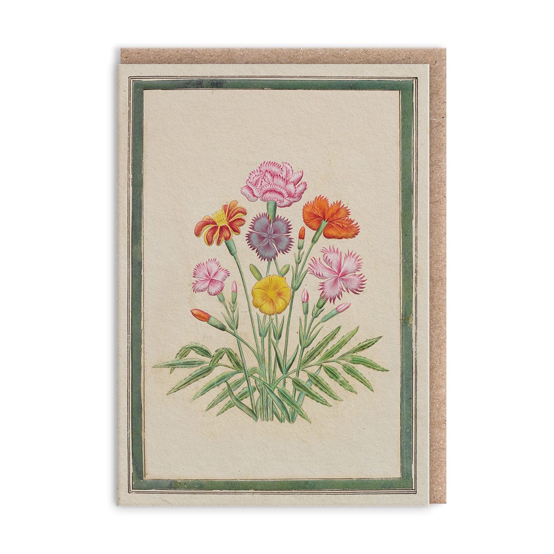 Carnations Mini Greeting Card