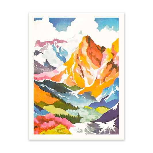 Mountains Art Print