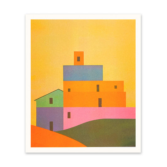 Colourful Buildings 3 Art Print