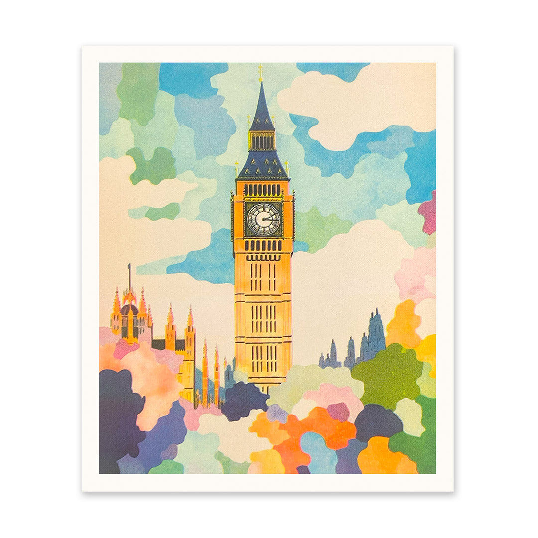 Big Ben 2 Riso Print (12x10)