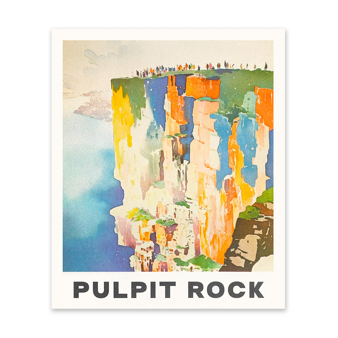 Pulpit Rock Riso Print (12x10)