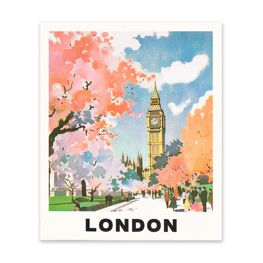 Big Ben London Riso Print (12x10)