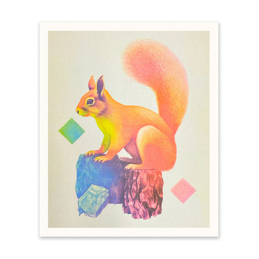 Red Squirrel Art Print