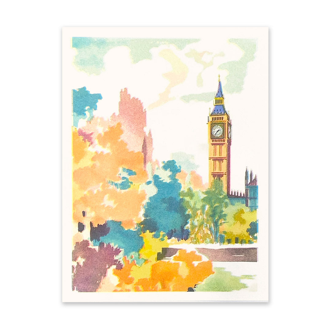 Big Ben 1 Riso Print (8x6)