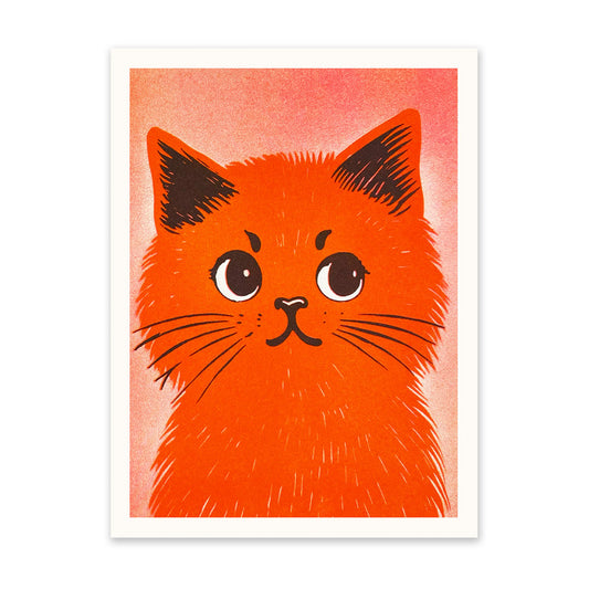 Midcentury Kitty 1 Art Print