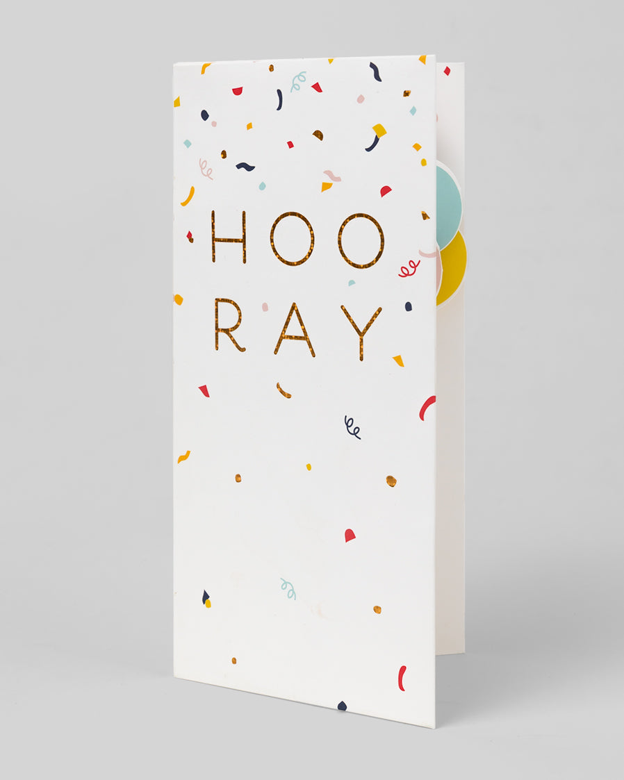 Hooray 3D Layered Greeting Card