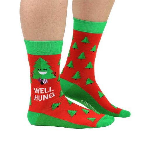 Well Hung Christmas Socks