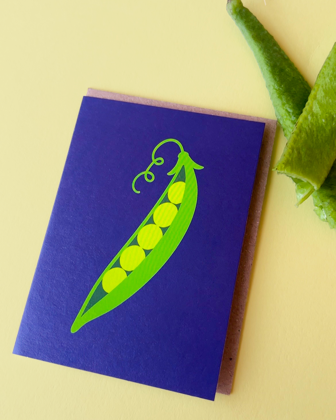 Peapod Mini Greeting Card