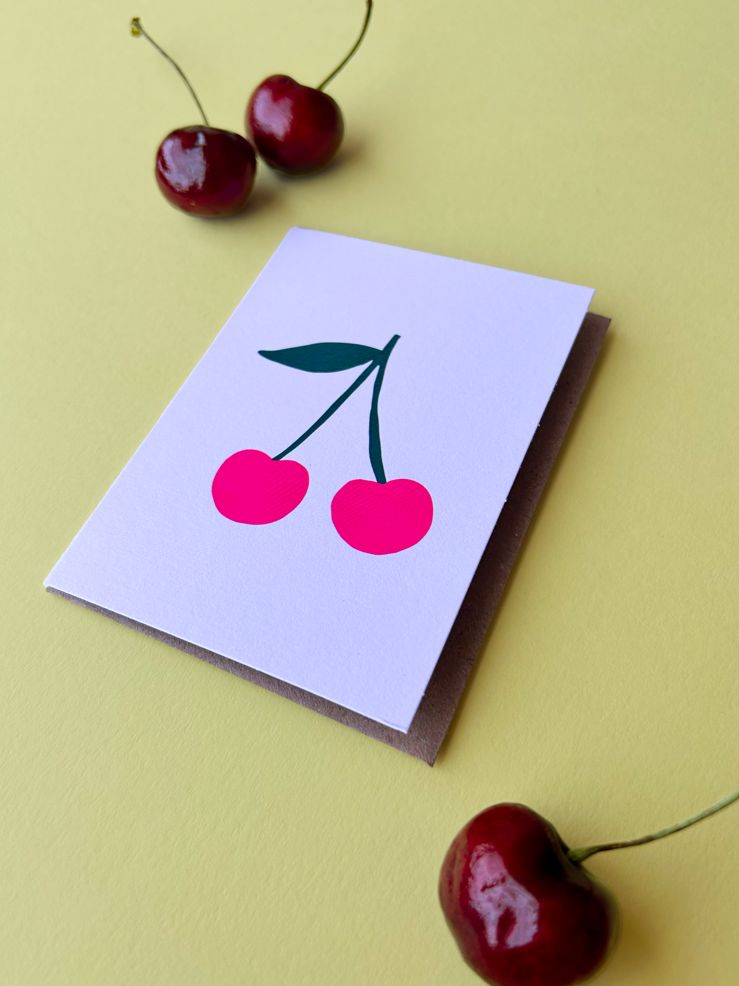 Cherries Mini Greeting Card